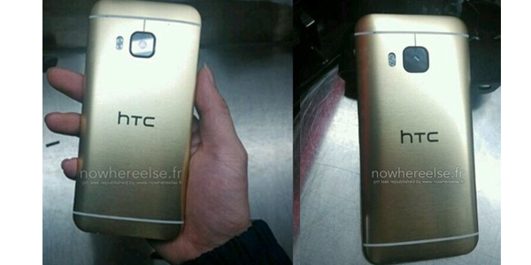 HTC One M9 backside gets a clearer leak in gold