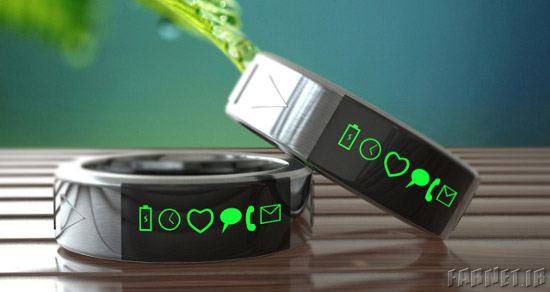 حلقه انگشتر هوشمند به جنگ ساعت‌های هوشمند بازار می‌رود!