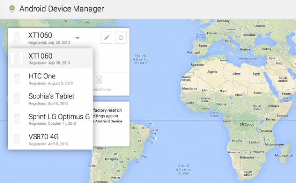 android trick device manager