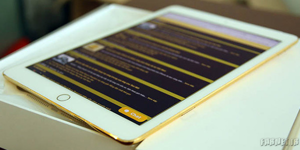 Apple iPad Air 2 in 24K gold