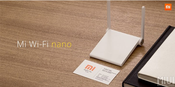 Xiaomi announces Mi Wi-Fi nano