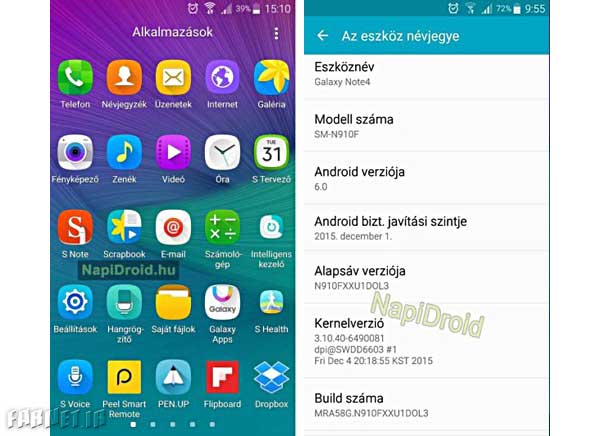 Samsung Galaxy Note 4 starts getting Android 6 02
