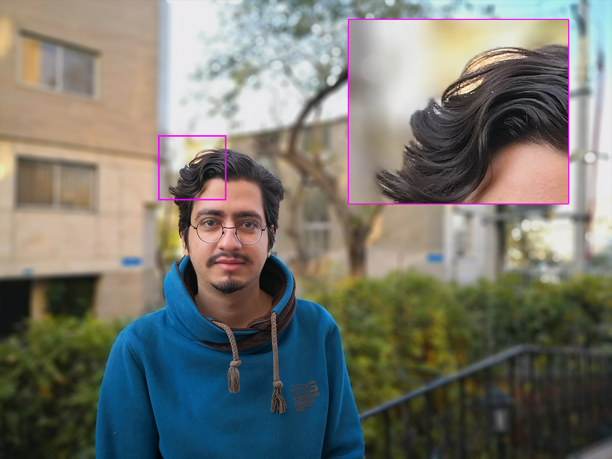 عکس پرتره در میت 10 پرو