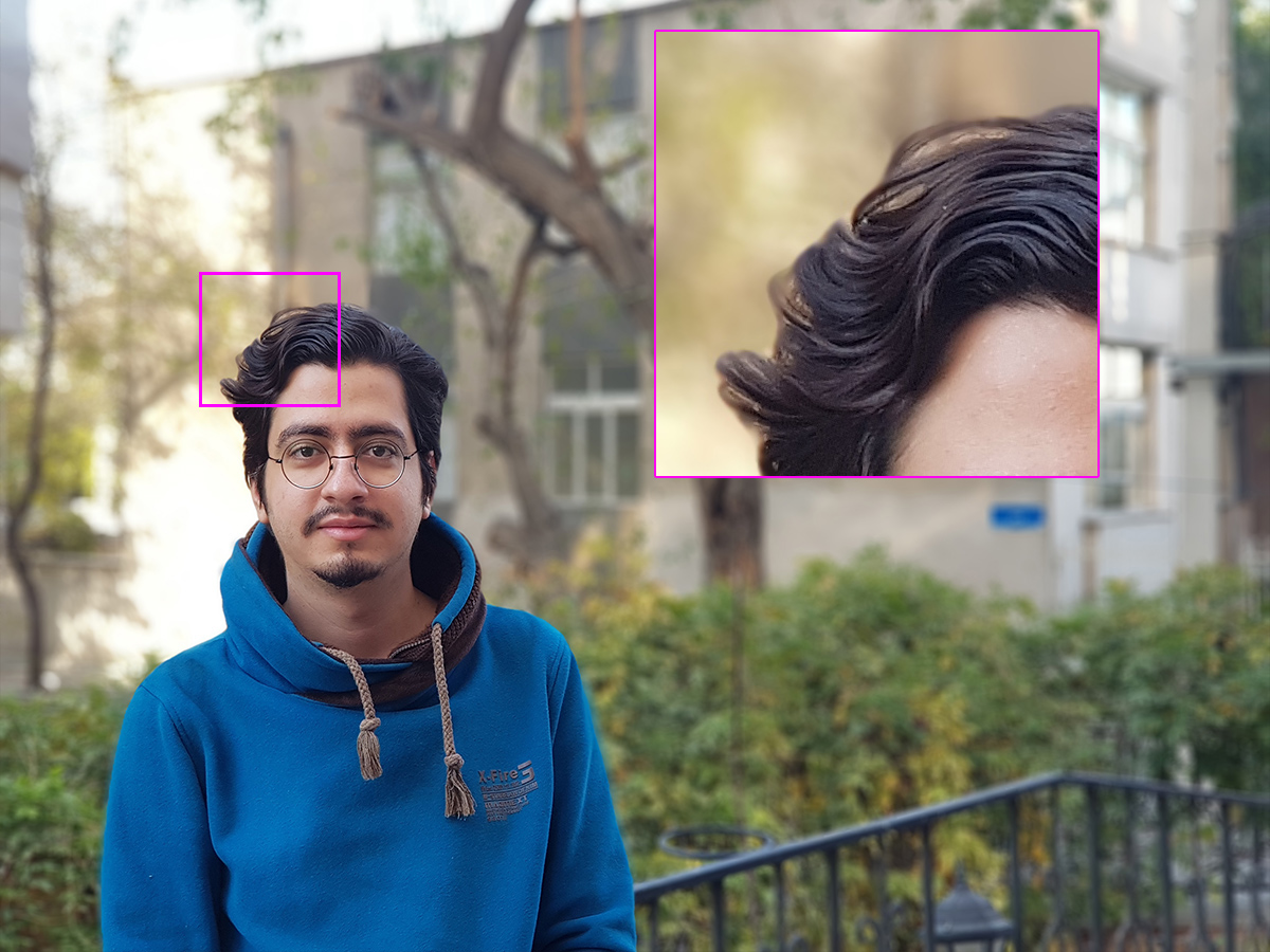 عکس پرتره در گلکسی نوت 8