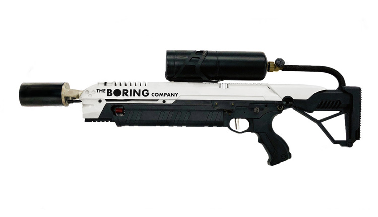 سلاح آتشافکن the boring company