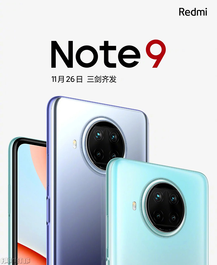 تاریخ معرفی سری Redmi Note 9 5G