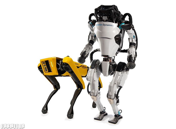 ربات اسپات و اطلس بوستون داینامیکس