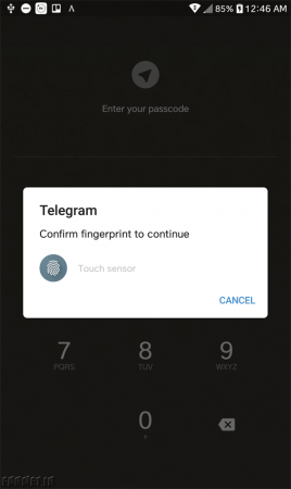 باز کردن قفل تلگرام