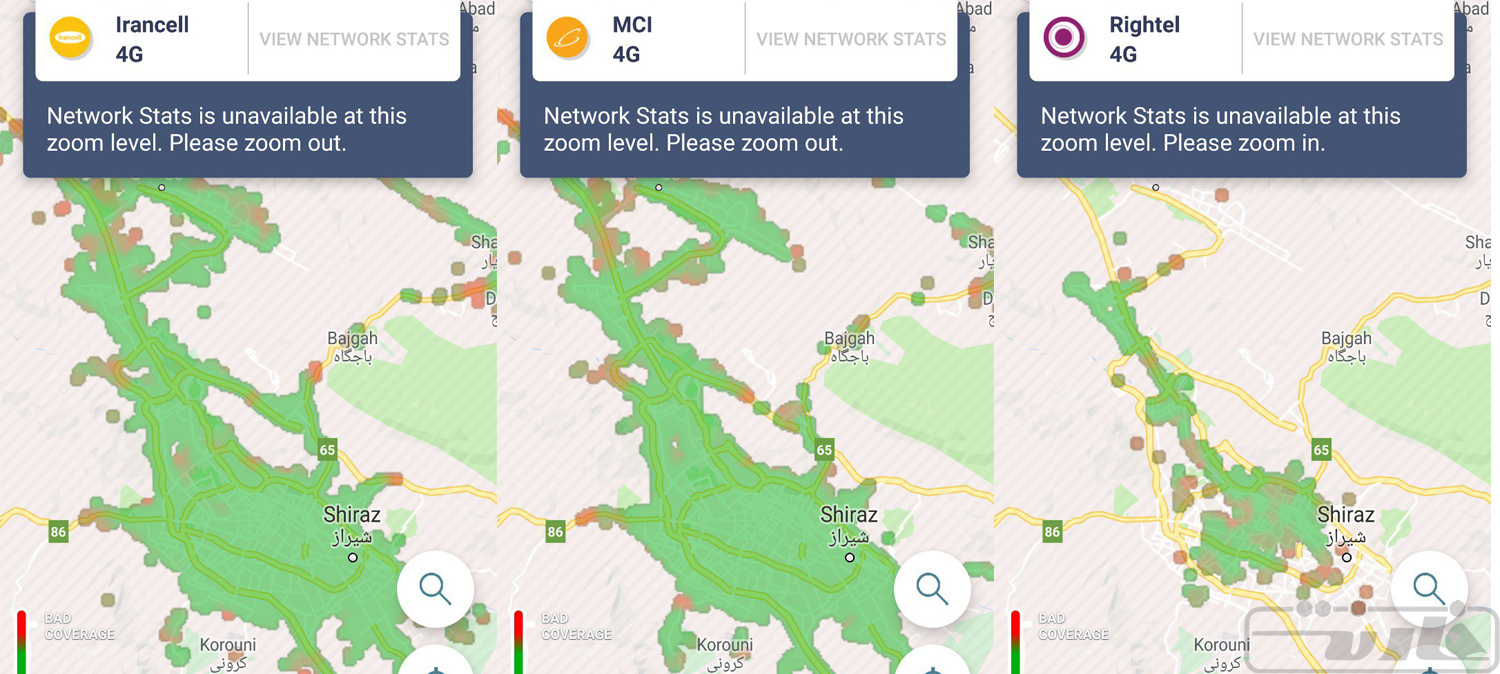 مقایسه واقعی سرعت اینترنت همراه ایرانسل، همراه اول و رایتل