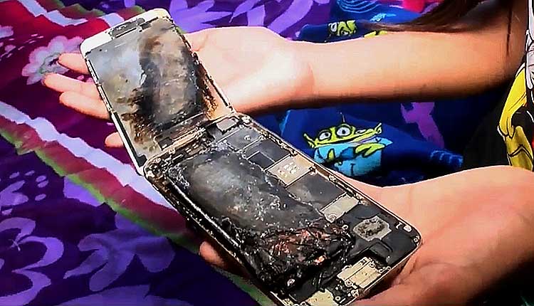 آتش گرفتن آیفون 6