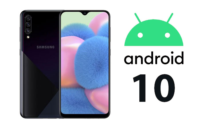 آپدیت اندروید 10 گلکسی A30s سامسونگ