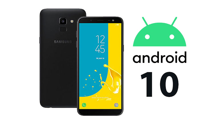 آپدیت اندروید 10 گلکسی J6 سامسونگ