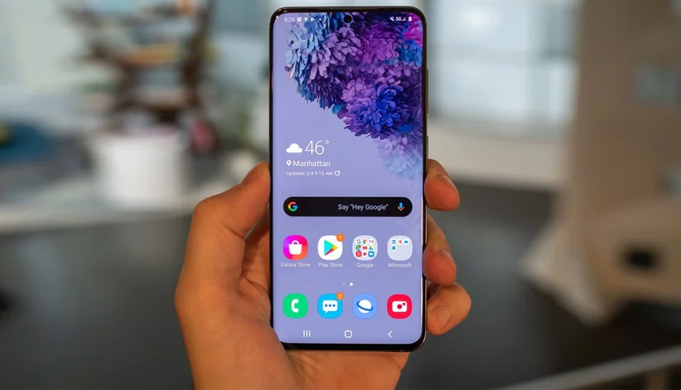 صفحهنمایش گلکسی اس 20