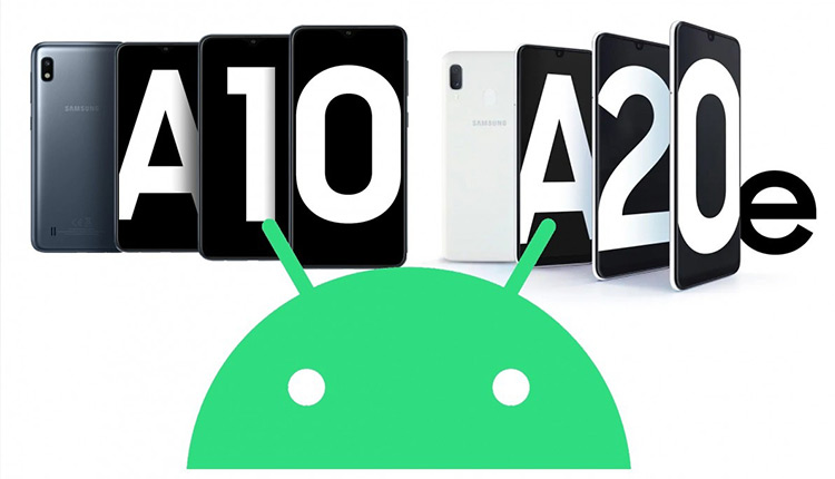 آپدیت اندروید 10 گلکسی A10