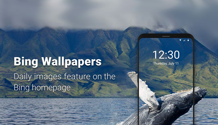 والپیپر گوشی با Bing Wallpapers