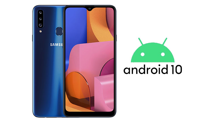 آپدیت اندروید 10 Galaxy A20s