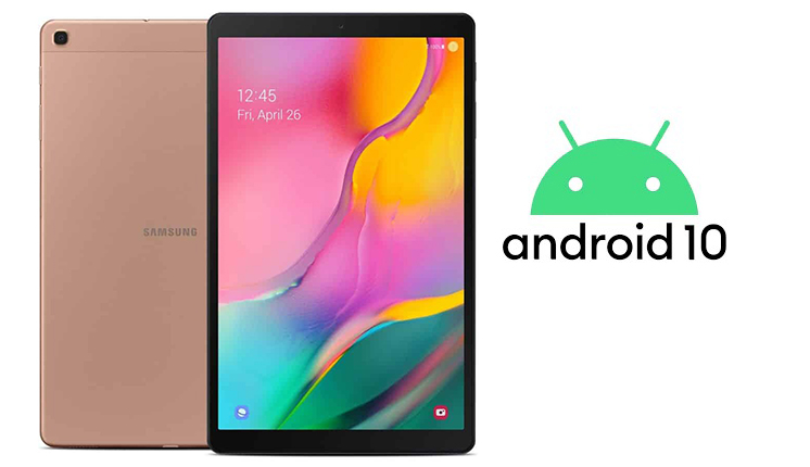 آپدیت اندروید 10 تبلت گلکسی تب A 10.1