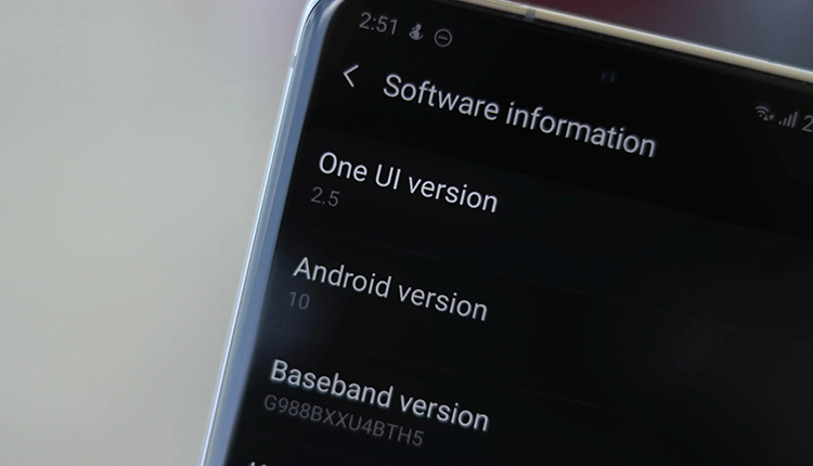 آپدیت One UI 2.5 گلکسی اس 20