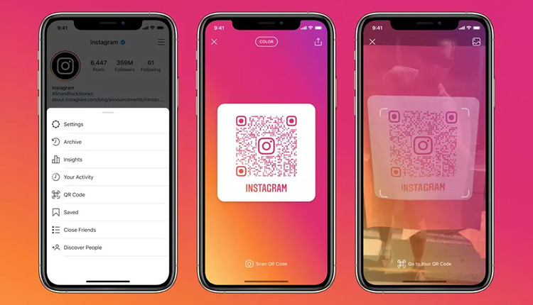 بارکد QR اینستاگرام